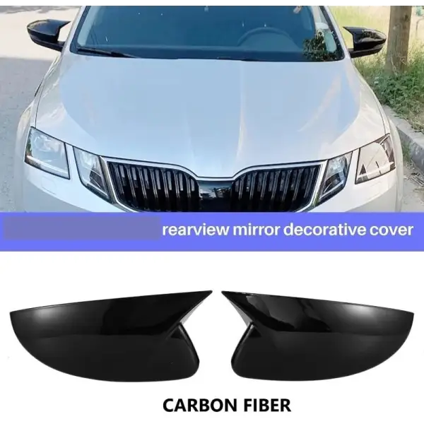 Car Craft Side Mirror Cover Compatible With Skoda Octavia