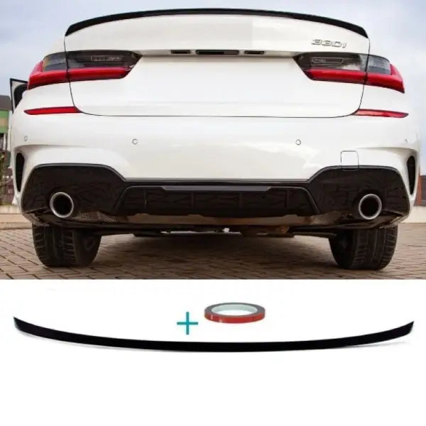 Car Craft Trunk Lip Rear Spoiler Compatible with BMW 3