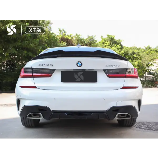 CS M4 PSM MP Style Carbon Fiber G20 Spoiler Ducktail Rear Trunk Lip Tail Wing for BMW 3 Series G20 320I 335I G80 M3