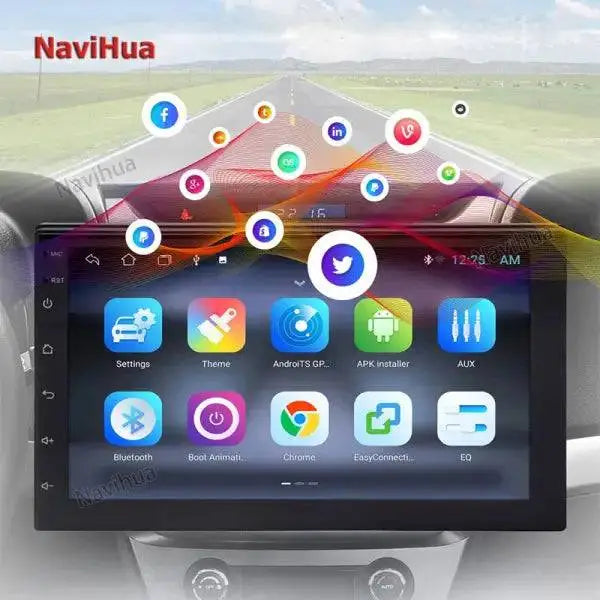 Custom 10 Inch Android GPS Navigation Audio Radio Car DVD