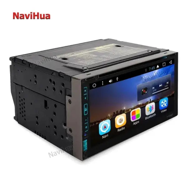 Custom 6.95 Inch Android Double Din Car DVD Player Multimedia GPS Navigation Universal 2 Din Auto Stereo Auto Radio
