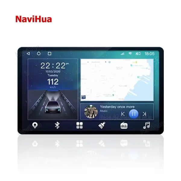 Custom 7 Inch Reversible Android TS10 Universal Car Radio Stereo Multimedia GPS Navigation DVD Player