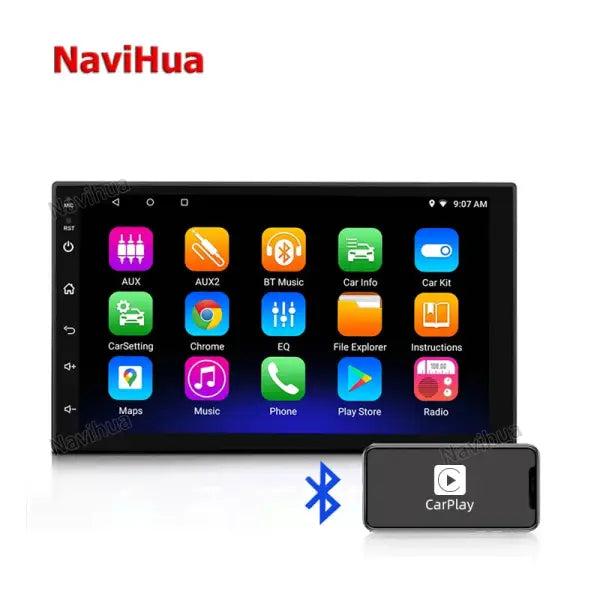 Custom 9 Inch Android Car Radio Stereo Double Din GPS Navigation Touch Screen Multimedia Audio DVD Player