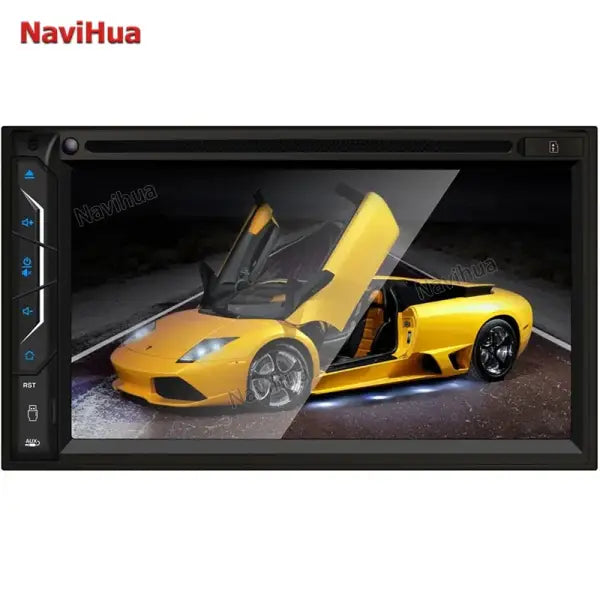 Custom 906AB 6.2 Inch Car Screen Android Double Din Universal GPS Navigation 2 Din Car Radio Stereo Multimedia Player