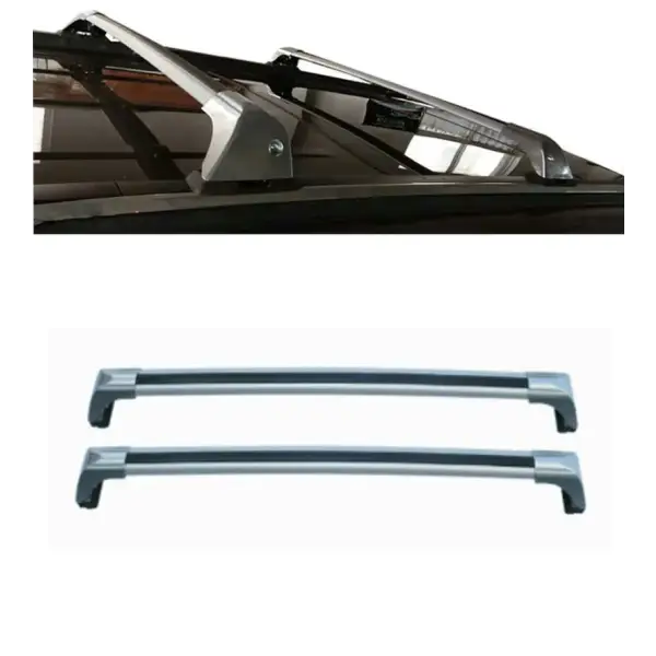 4X4 Custom Aluminum Roof Rack Rails in All Sizes Car Cross Bar Fit Two Horizontal Bars for Toyota Prado Luggage Rack With