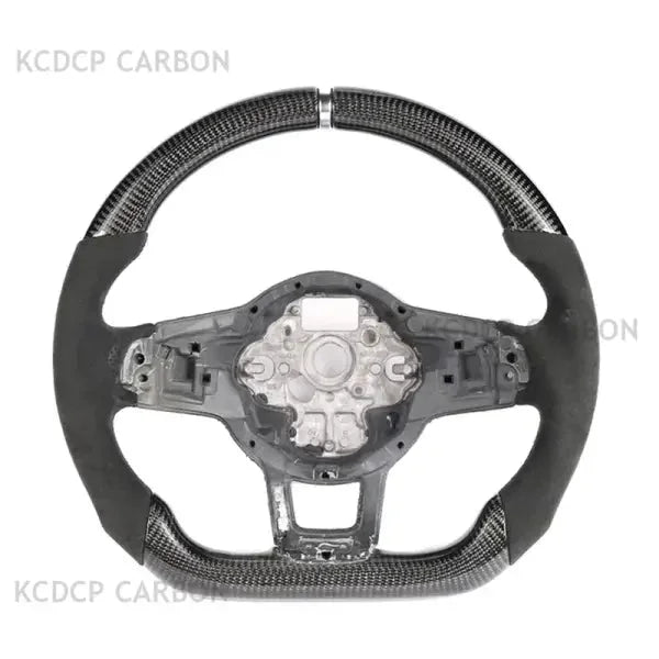 Custom Carbon Fiber Steering Wheel for Volkswagen GOLF MK7 GTI R GTE GTS RLINE POLO SCIROCCO GTD