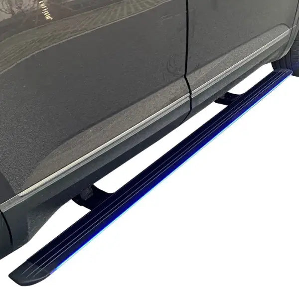 Can Customize a Variety of Models Style with Lamp Electric Side Step for Audi Q7 Q8 Q5 Aluminium All Black Running Boards