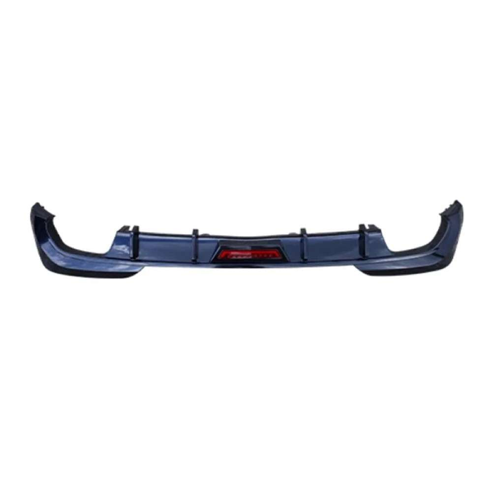 Car Craft Compatible With Bmw 3 Series G20 2019-2022 Rear Bumper After Lip Splitter Skirts Diffuser F1 Style Led Light Ar-bm-0265 Glossy Black - CAR CRAFT INDIA
