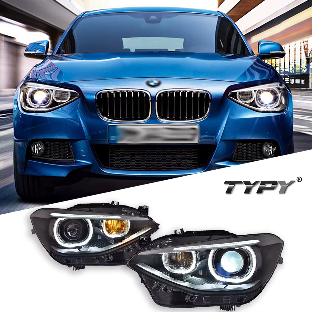 Car for BMW 1 Series F20 Headlight 2012-2015 Upgrade Modified to New DRL Dynamic Turn Signal LED Headlight