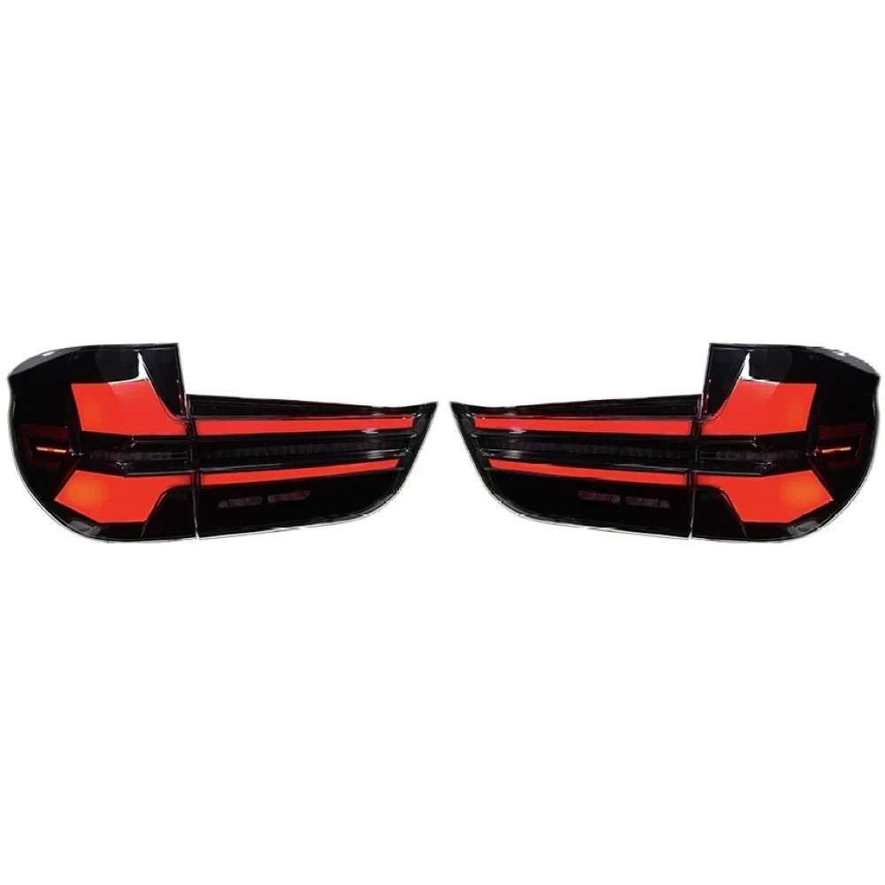 Car Craft Compatible With Bmw X5 F15 2014-2019 Car Rear Upgraded Tail Light Lamp Xenon Taillight Retrofit Upgrade Modified Led Drl Hid G05 Style Red CC-8462 - CAR CRAFT INDIA