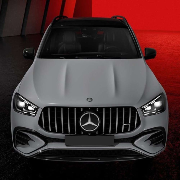 Car Craft Compatible With Mercedes Benz Gle W167 2020-2025 Upgrade Facelift Covert To Gle53 Amg Bodykit Bumper Grill Diffuser After Lip 1:1 - CAR CRAFT INDIA