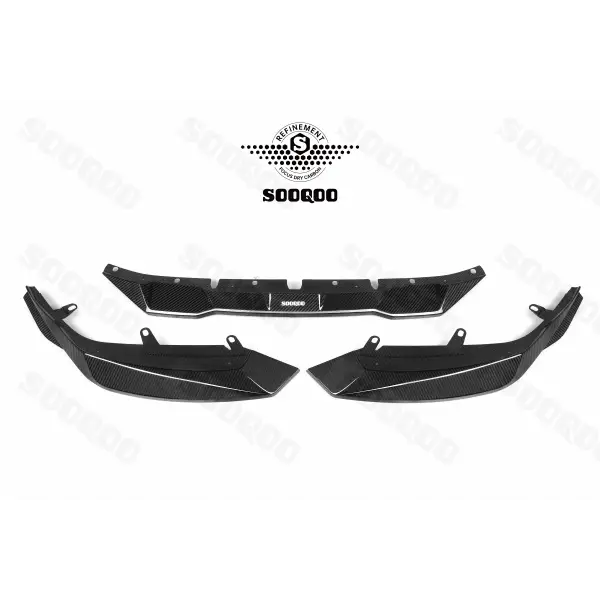 Design M2 G87 Front Lip B Style Dry Carbon Fiber Front Bumper Lip for BMW M2 G87 2023-IN