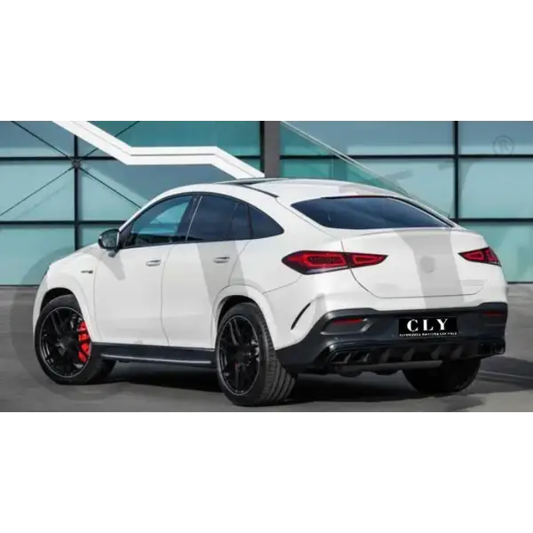 Diffuser for 2020+ Benz GLE Coupe W167 C167 Facelift GLE63 AMG Car Diffuser Bumper Diffuser Exhaust Pipe Rear Lip Tips