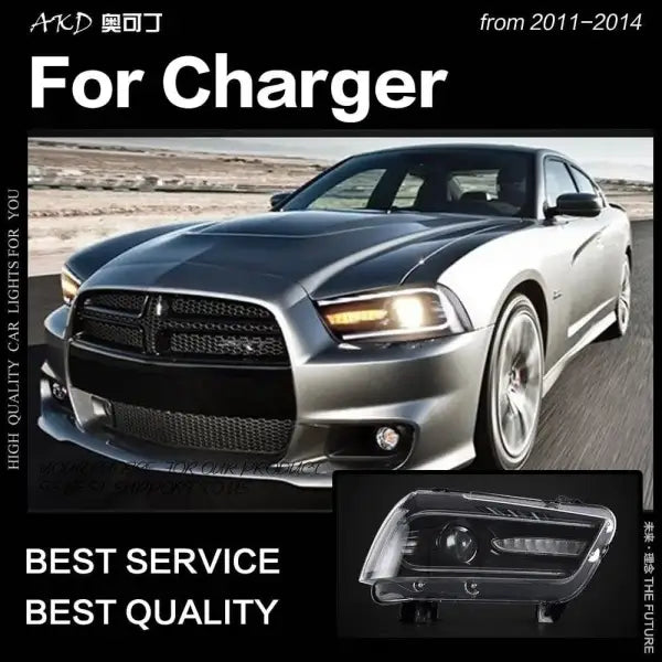 Dodge Charger Headlights 2011-2014 Charger LED Headlight