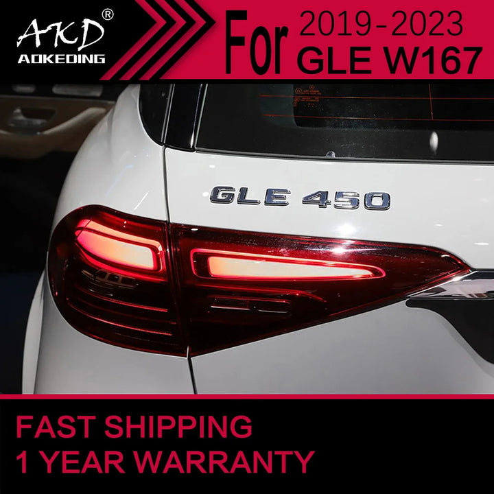 Car Model for Benz GLE W167 CLS Tail Light 2019-2023 GLE LED Tail Lamp DRL Dynamic Signal Automotive Accessories - CAR CRAFT INDIA