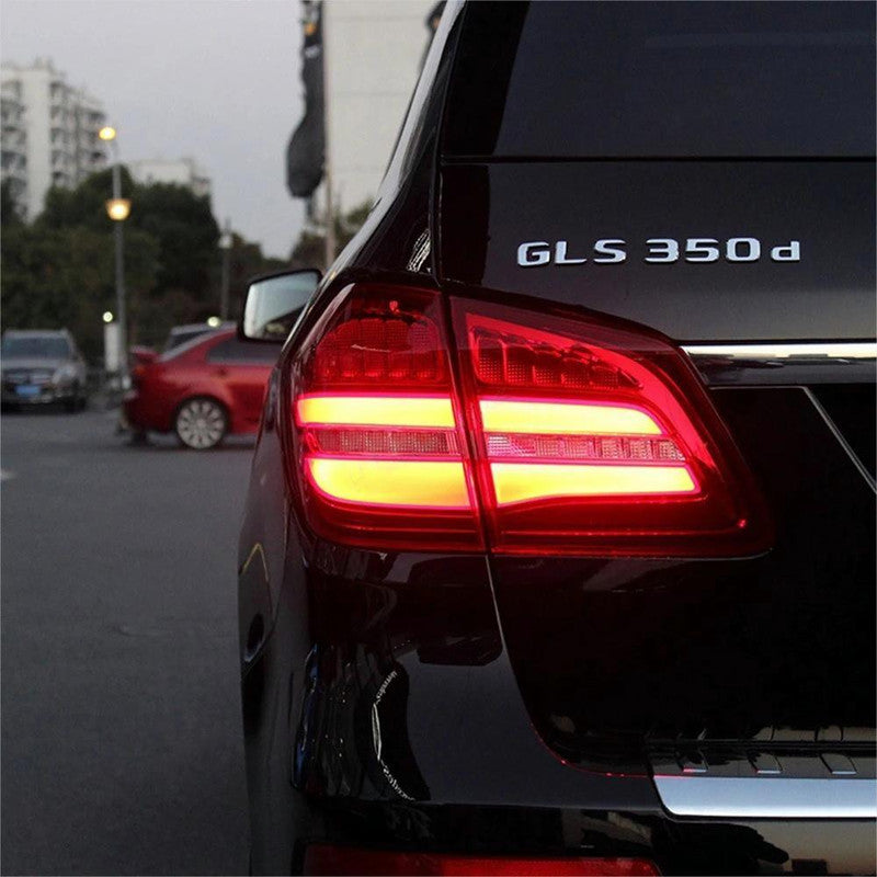Car Craft Compatible With Mercedes Benz Gl W166 2012-2015 Car Rear Upgraded Tail Light Lamp Xenon Taillight Retrofit Upgrade Modified Led Drl Hid Gls Style X166-011
