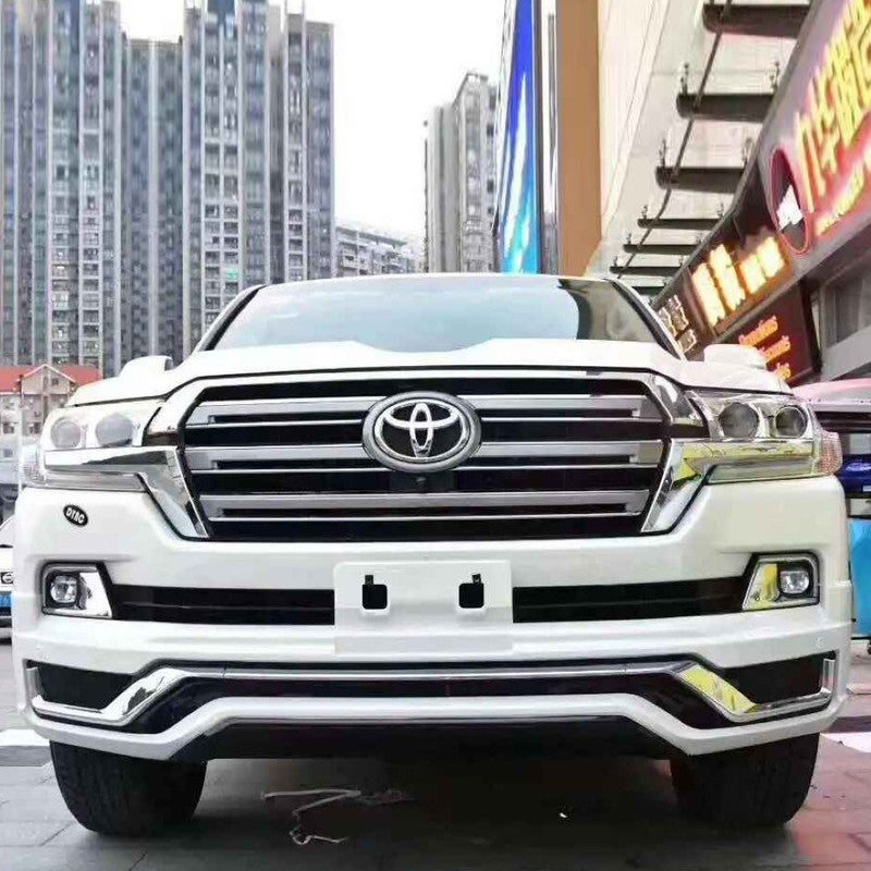 Car Craft Compatible With Toyota Land Cruiser Lc200 Lc 200 2016-2021 Front Bumper Lip Skirt Splitter Trim