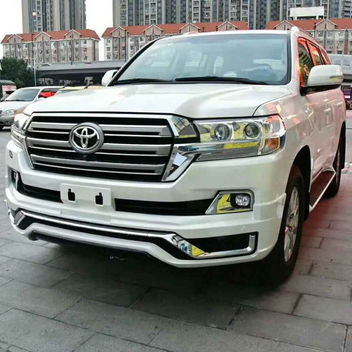 Car Craft Compatible With Toyota Land Cruiser Lc200 Lc 200 2016-2021 Front Bumper Lip Skirt Splitter Trim