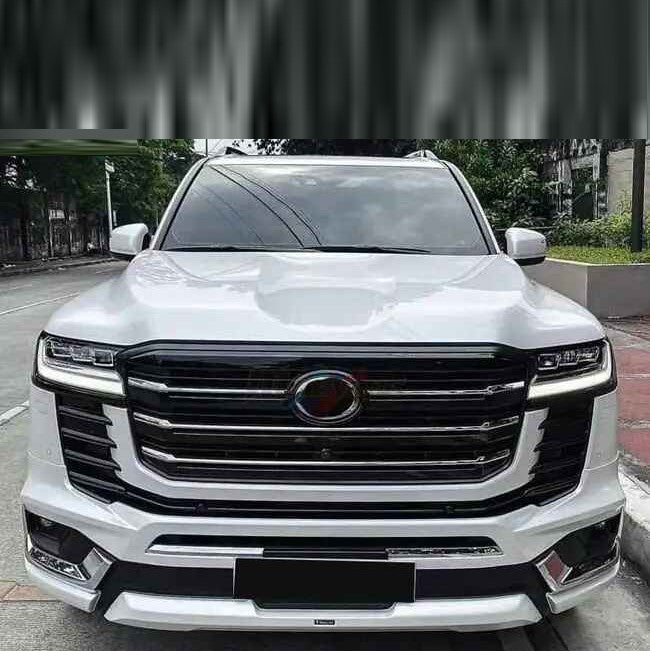 Car Craft Compatible With Toyota Land Cruiser Lc300 Lc 300 2022-2025 Front Bumper Lip Skirt Splitter Trim