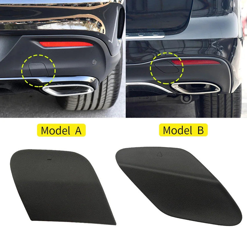 Car Craft Compatible With Mercedes Gle Coupe Gls W292 W166 2016-2019 Rear Amg Bumper Trailer Tow Towing Hook Hole Cover 1668854422 Black Model A - CAR CRAFT INDIA
