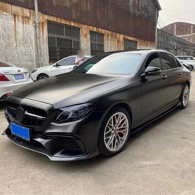 Car Craft Compatible With Mercedes Benz E Class W213 2016-2020 Upgrade Facelift Convert To Amg E63 Amg63 Bodykit Side Skirt Trim Running Board Gc W213-016
