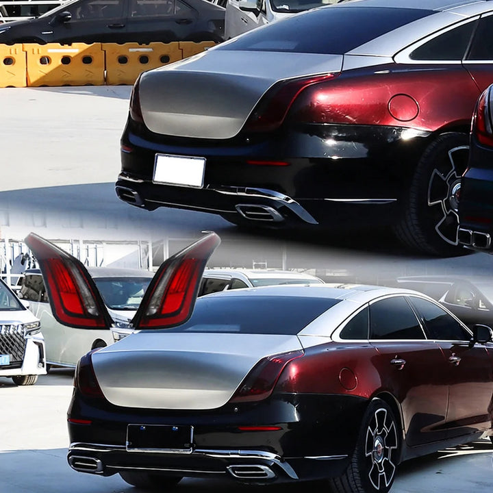 Car Craft Compatible With Jaguar Xj Xjl 2010-2019 Upgrade Facelift Convert To 2020 Style Bodykit Front Rear Bumper Headlight Taillight Skirt Exhaust Pipe Tip - CAR CRAFT INDIA