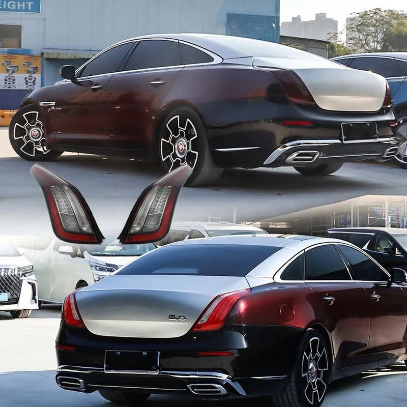 Car Craft Compatible With Jaguar Xj Xjl 2010-2019 Upgrade Facelift Convert To 2020 Style Bodykit Front Rear Bumper Headlight Taillight Skirt Exhaust Pipe Tip - CAR CRAFT INDIA