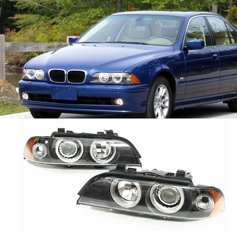 Led Head Light Headlight   for BMW 5 Series 1995-2003 Plug&Play Halogen Xenon Headlights Head Lamp Headlamp 6312 6902 425 - CAR CRAFT INDIA
