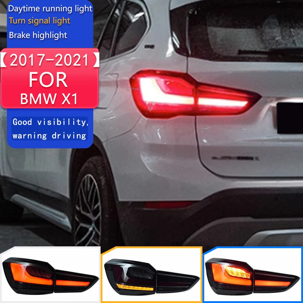 Car DRL LED Tail Light Assemblies For BMW X1 F48 2014-2023 Auto Fog DRL Brake Turn Signal Lamp Plug and Play - AliExpress 34