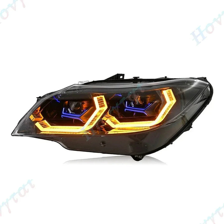 Pair LED Headlights For 2009 2010 2011 -2016 BMW Z4 E89 Convertible Headlamps Front Lights Turn Signal DRL Head Lamp Assembly
