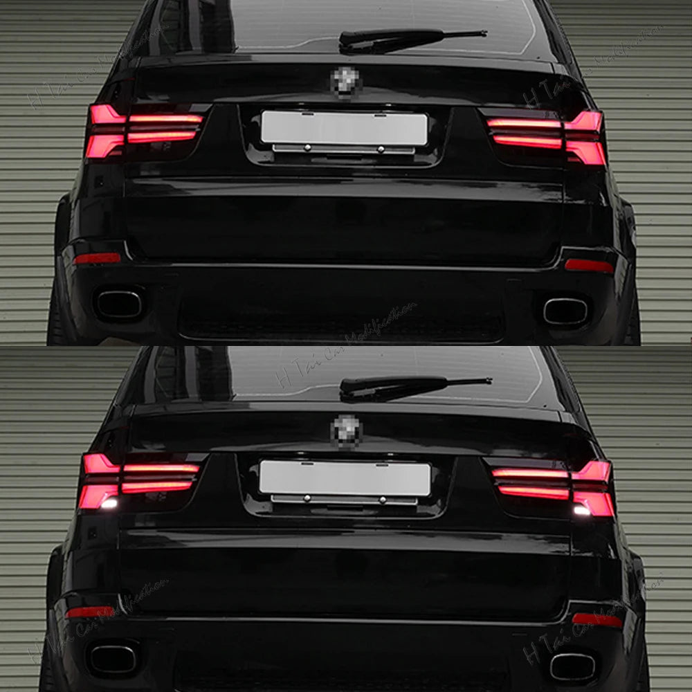 Pair LED Tail Lights For BMW X5 E70 2007-2013 Rear Lamps Taillights Rear Fog Lights Dynamic Turn Signal Car Taillight Assemblies