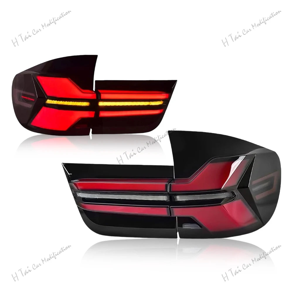 Pair LED Tail Lights For BMW X5 E70 2007-2013 Rear Lamps Taillights Rear Fog Lights Dynamic Turn Signal Car Taillight Assemblies