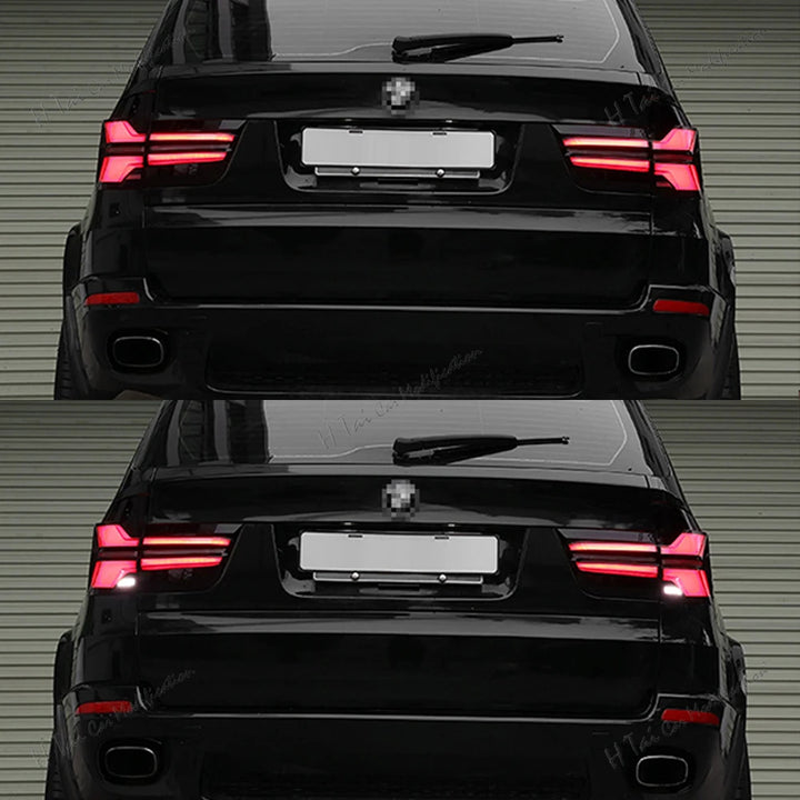 Pair LED Tail Lights For BMW X5 E70 2007-2013 Rear Lamps Taillights Rear Fog Lights Dynamic Turn Signal Car Taillight Assemblies