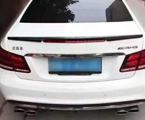 Car Craft Compatible With Mercedes E Class Coupe W207 2010-2016 Rear Trunk Wing Boot Spoiler Lip Splitter Skirt Ar-benz-054 Glossy Black CC-8307
