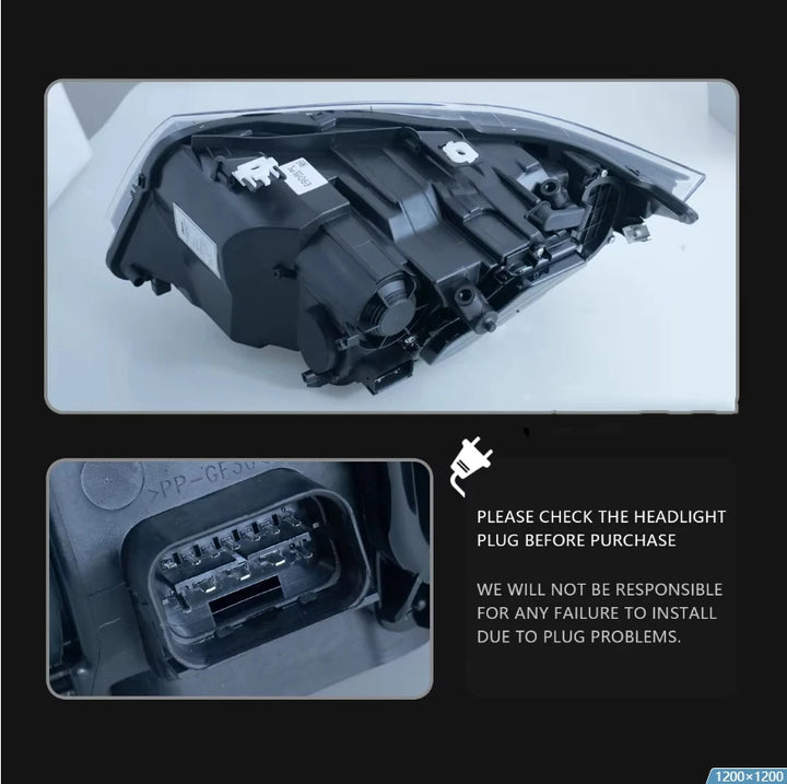 Head Lamp for BMW E90 LED Headlight 2005-2012 Headlights 320i 325i 318i DRL Turn Signal High Beam Angel Eye Projector Lens