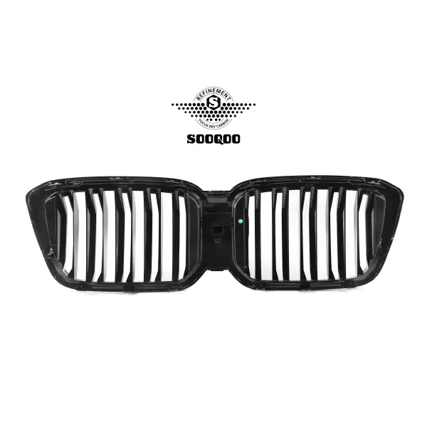 Iman365 Gloss Black Double Slat Kidney Grille For BMW X3 G01 X4 G02 2022-2024