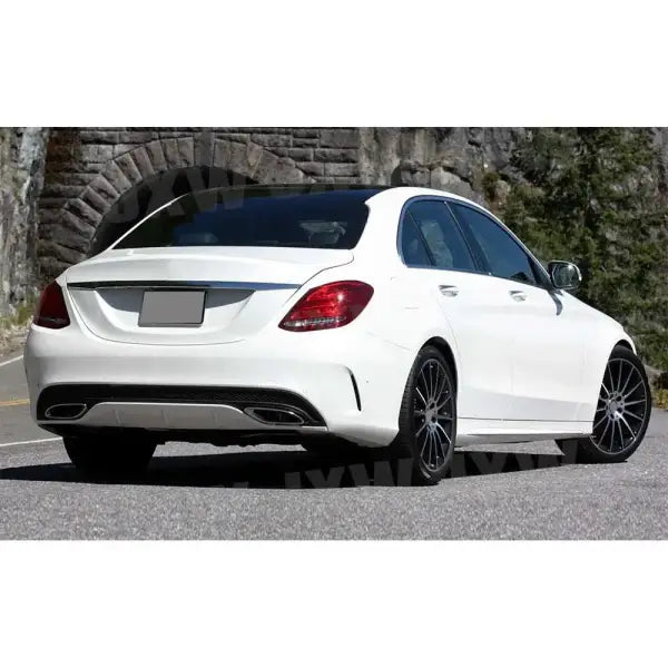 Dry Carbon Fiber Rear Boot Spoiler for Mercedes Benz C Class W205 C63 AMG 2014-2019 Car Trunk Duck Spoiler Lid Wing