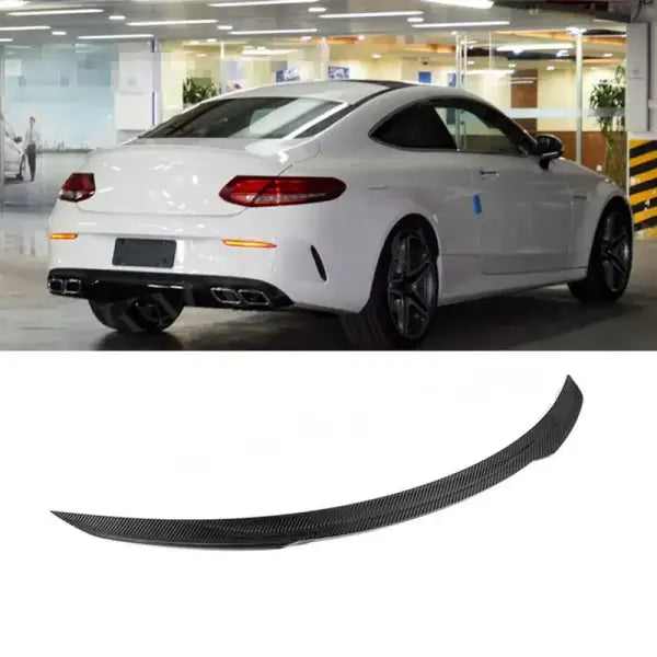 Dry Carbon Fiber Rear Boot Spoiler for Mercedes Benz C