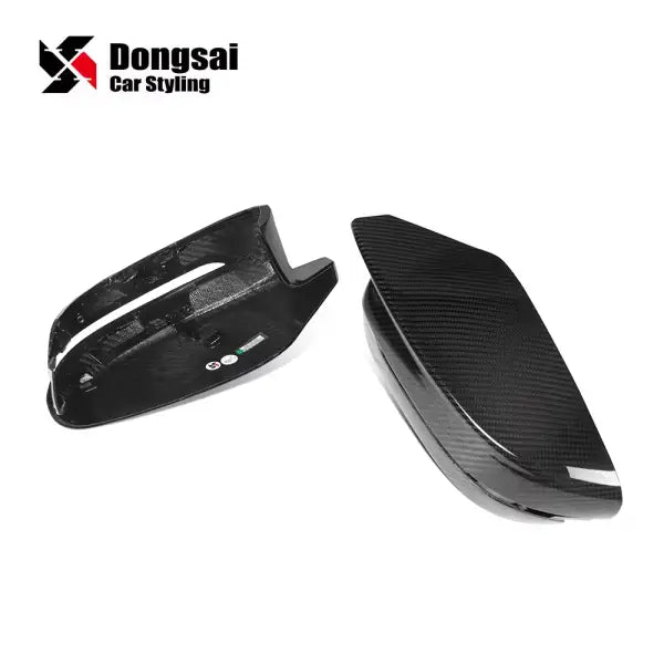 Dry Carbon Fiber Rear View Side Door Mirror Housing Covers Caps for BMW M2 G87 M3 G80 M4 G82 G83 Competition LHD 2019+