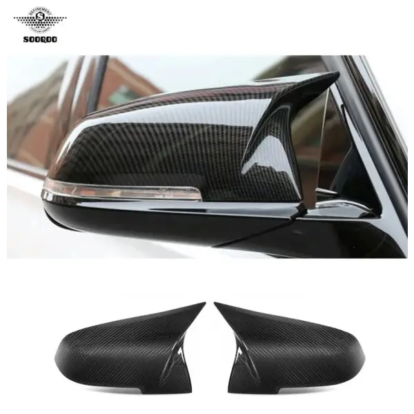 Dry Carbon Fiber Side View M Look Wing Mirror Covers Caps for BMW F20 F22 F30 F31 F35 F34 F32 F33 F36 E84 2012-2018