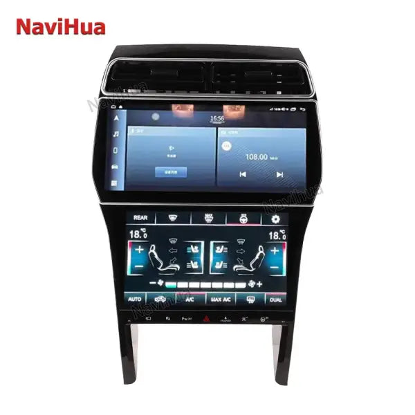 Dual Screen Multimedia Android Car Radio for Ford Explorer Car AC Control Panel New Upgrade Auto Head Unit Monitor