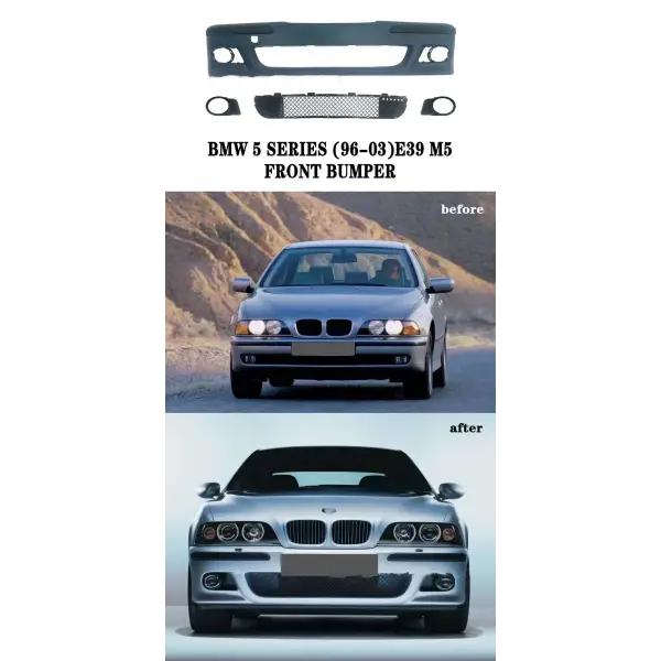 E39 M5 Body Kits for Bmw E39 Front Bumper Rear Bumper Upgrade to M5 Bmw E39 Parts