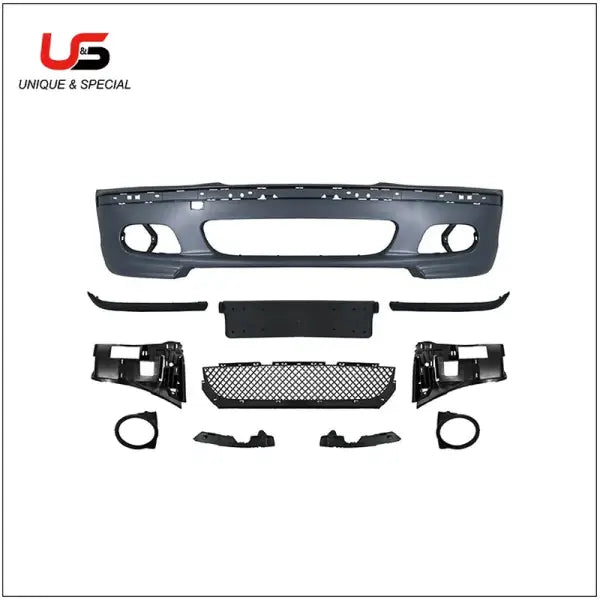 E46 MT Style M-Tech Front Bumper Car Exterior Front Bumper Body Kits for BMW 3 Series E46 1999-2004