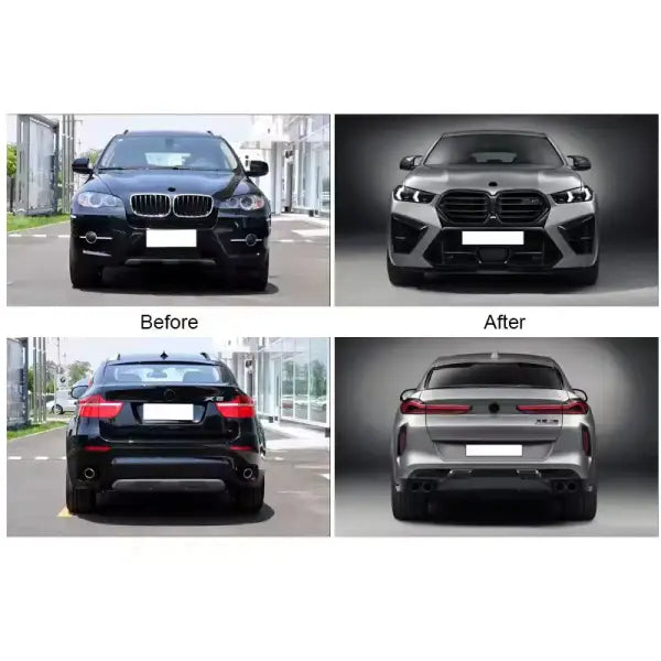 E71 to G06 Body Kit for BMW X6 E71 Upgrade G06 MT Car