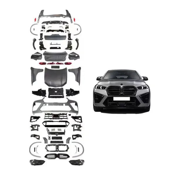 E71 to G06 Body Kit for BMW X6 E71 Upgrade G06 MT Car