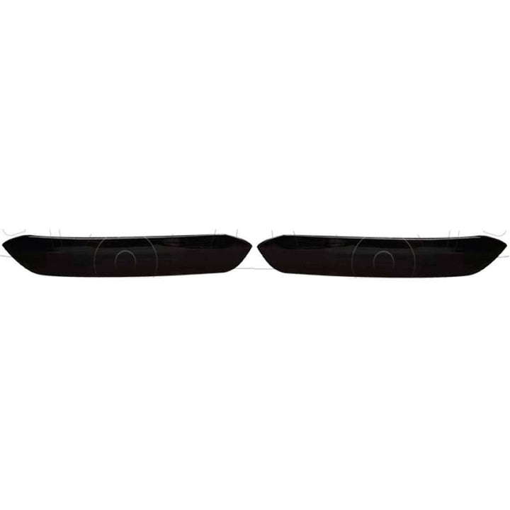 Car Craft Compatible With Vw Volkswagen Polo 2011-2024 Golf 2010-2025 Rear Trunk Wing Boot Spoiler Extension Oettinger Lip Splitter Skirt Ar-universal-018 Glossy Black