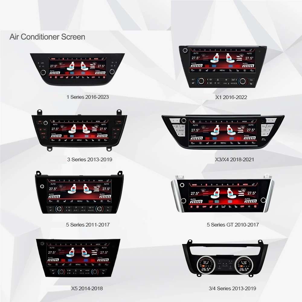 Car Craft Compatible With Bmw X5 F15 2014-2018 Lcd Display Air Conditioning Board Android Ac Panel Digital Touch Screen Climate Knobs Control 8.8 Inch CC-8490 - CAR CRAFT INDIA