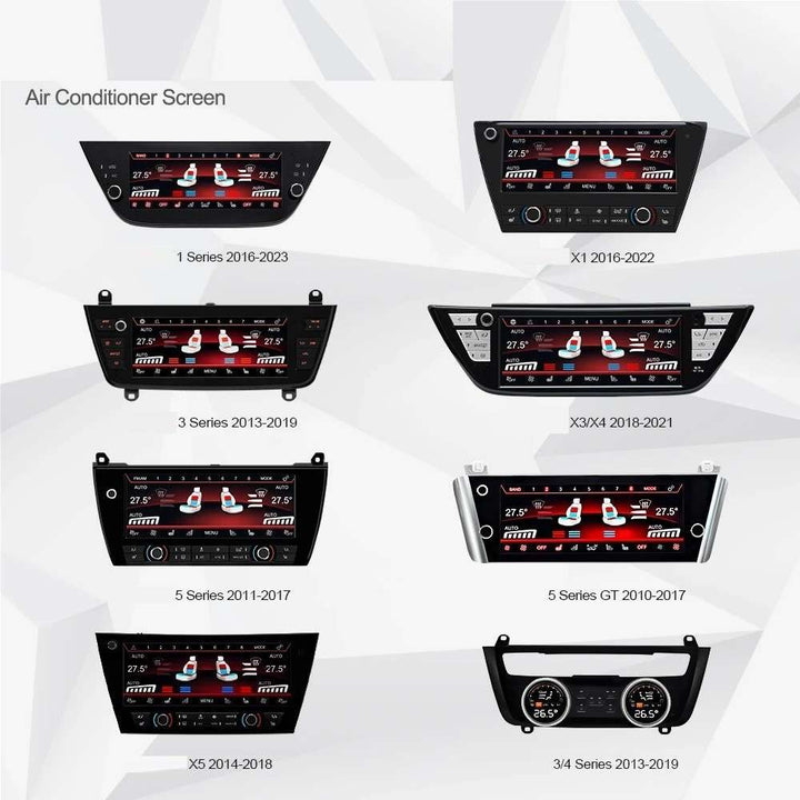 Car Craft Compatible With Bmw X5 F15 2014-2018 Lcd Display Air Conditioning Board Android Ac Panel Digital Touch Screen Climate Knobs Control 8.8 Inch CC-8490 - CAR CRAFT INDIA