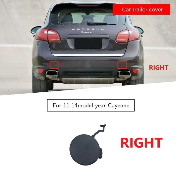 Car Craft Compatible With Porsche Cayenne 2011-2014 Rear Bumper Tow Towing Tochan Hook Eye Cap Cover 95850545000 Rear Right CC-7996 - CAR CRAFT INDIA