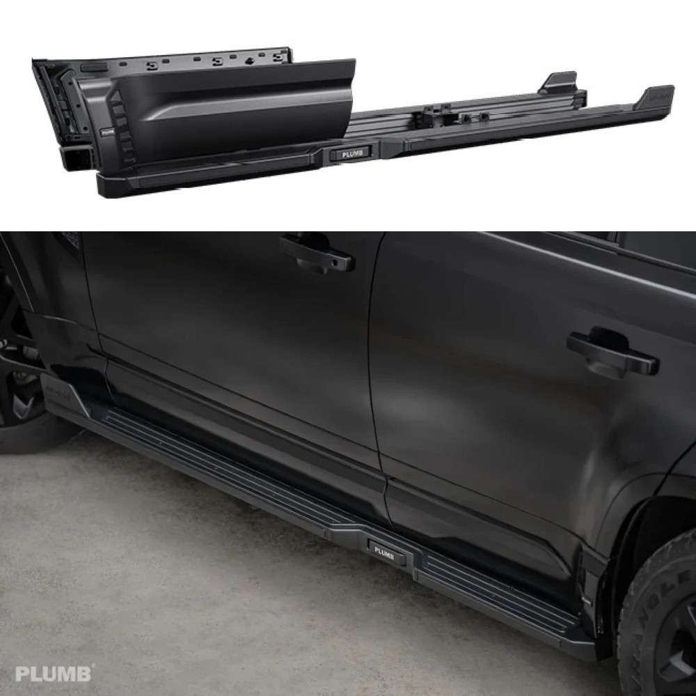 Car Craft Compatible With Range Land Rover Defender 2020-2025 Plumb M-one Side Skirt Splitter Running Board Plumb-014 - CAR CRAFT INDIA